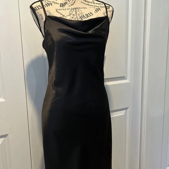 Bebe Dresses | Bebe Black Slip Dress | Color: Black | Size: S | Staceyt419's Closet